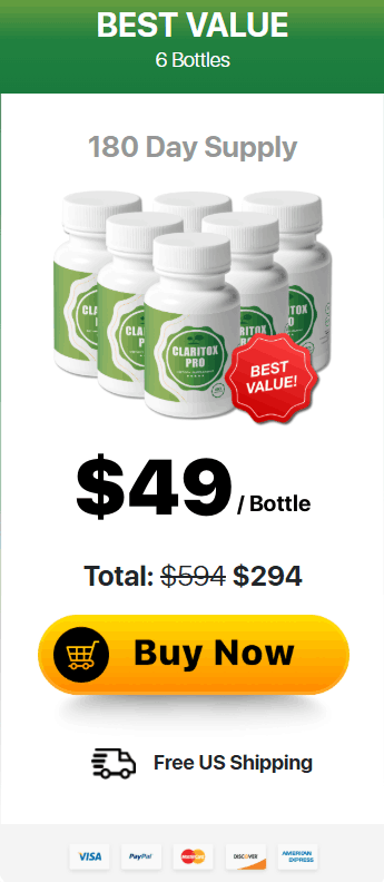 Claritox Pro  price 6 bottle