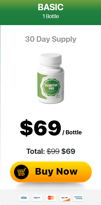 Claritox Pro 1 bottle price